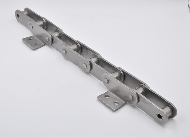 SSC212AL SSC2062 Stainless Steel Double Pitch Conveyor Chain With A1&A2&K1&K2 Attachments and Sprockets in Steel