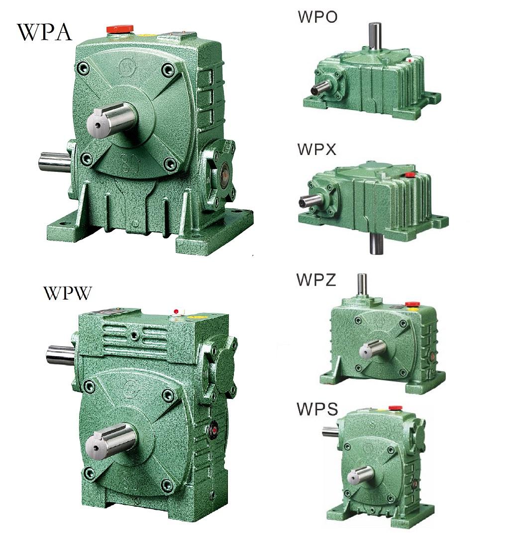 WP WPA Series Vertical Turbine Transmission Cast Iron 45# Steel Worm Gear Reducer Gearbox for Mining Industry