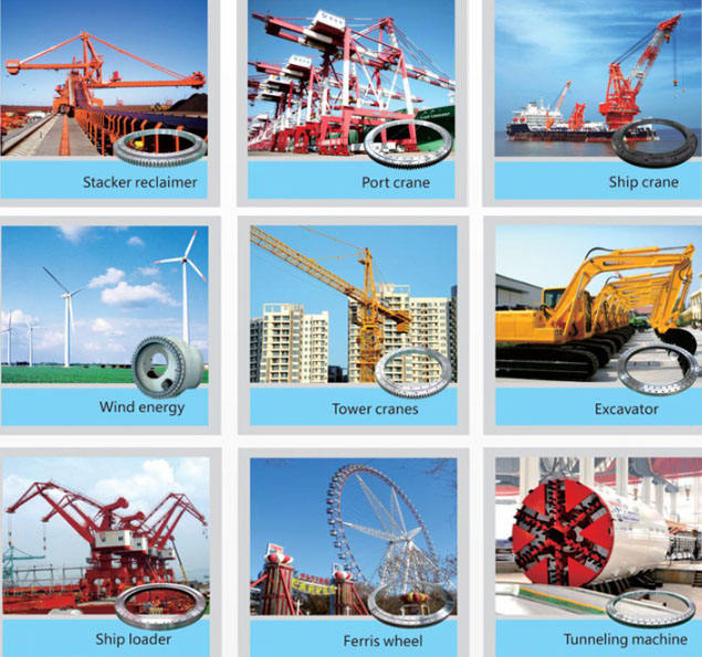 SE Excavator Crane Worm Gear Bearing Dual Axis Slewing Slew Drive for Solar Tracking System Wind Power With Hydraulic Motor