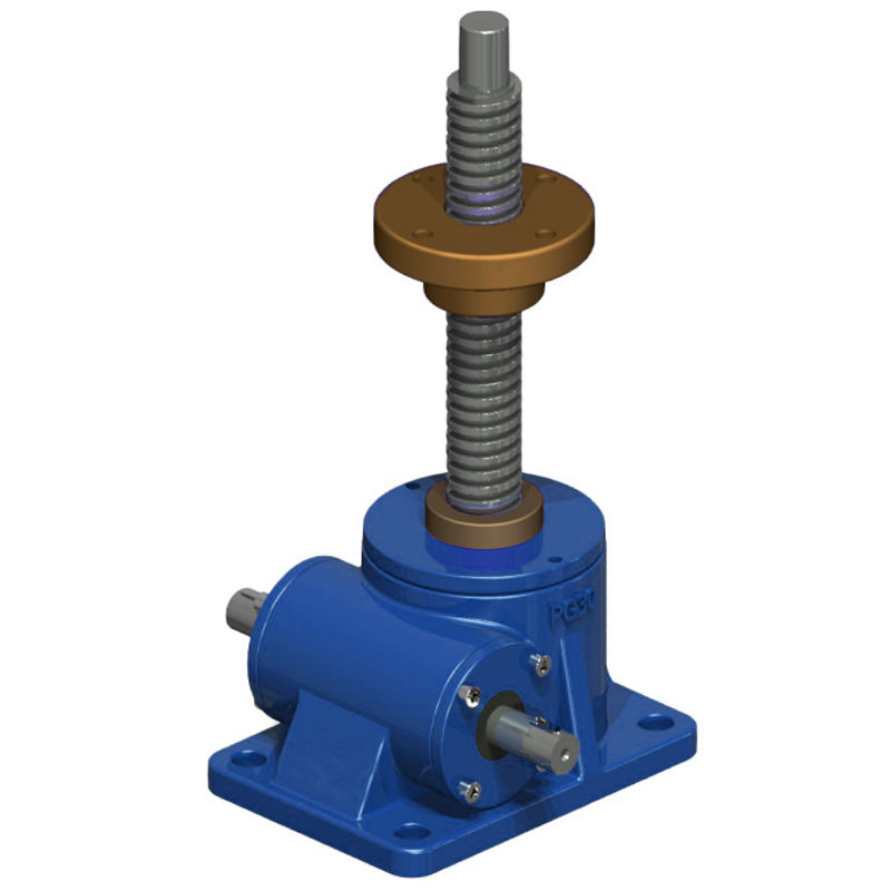 PG30-P4-F4-T-C-Y-500 Bronze Nut Low Gear Ratio Travelling Ball Nut Screw Jack for Automotive and Industry PG30-P4-F4-T-C-Y-500 Bronze Nut Low Gear Ratio Travelling Ball Nut Screw Jack for Automotive and Industry