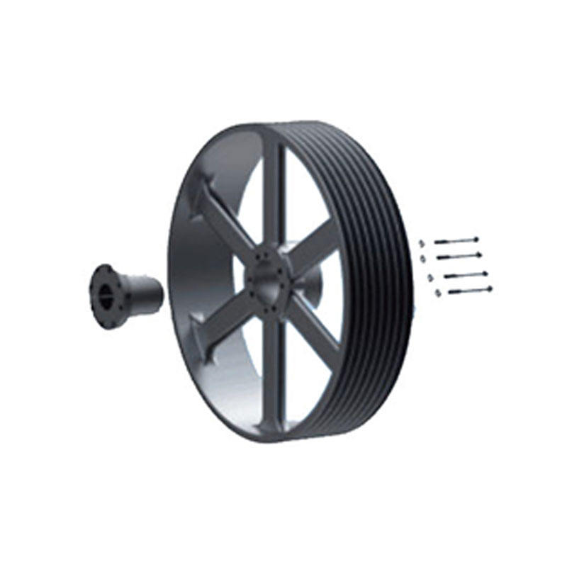 ASA 3v 5v 8v 3l 4l a 5l Single Combination Groove Finished Bore B Iron Belts Sheaves Pulley With Split Taper Bushings