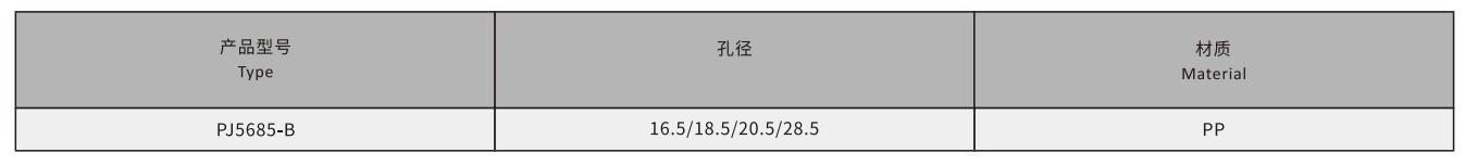 PJ5685-B Silent Circuit Wheel Flange for Plastic Conveyor Chain System