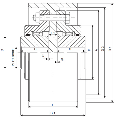 Gcld Type Giicl Curved Tooth Spline Steel Motor Shaft Planetary Rexnord Sleeve Elastomer Drum Rigid Gear Coupling