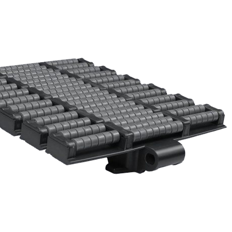 823 Heavy Duty Sideflex Run Single Hinge Hook Foot Curved Roller Chain