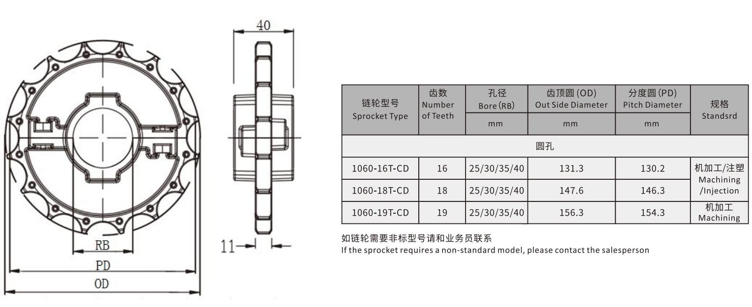 783 Sideflex Run Single Hinge Magnetic Bending Engineering Plastic Conveyor Chain Hook Foot Turning Plastic Chain