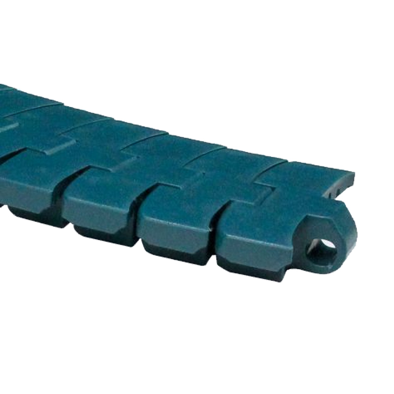 1060 Sideflex Run Single Hinge Chain Magnetic Bending Engineering Plastic Conveyor Chain With XLG PS Belt