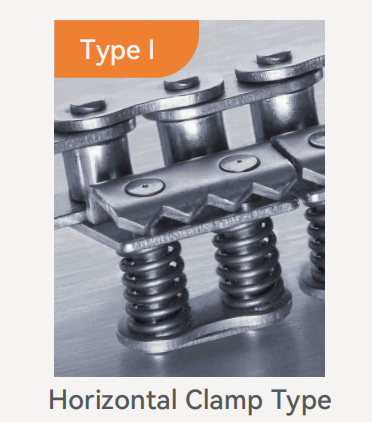Horizontal Clamp (Type I) 08B1GC-I 08B2GC-I Stainless Steel Gripper Roller Chain for Form Fill and Vacuum Seal Wrapping