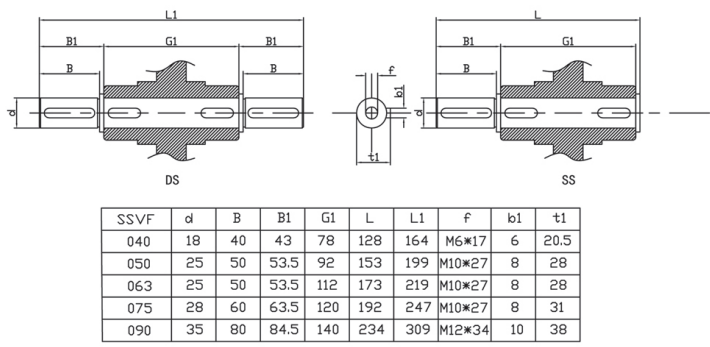 SSVF63 Stainless Steel 304 Speed Gear Reducer Worm Gearbox