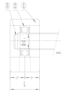 EF Series Flange Nut Mount Ball Screw Bracket for Ball Screw Router EF6 EF8 EF10 EF12 EF15 EF20