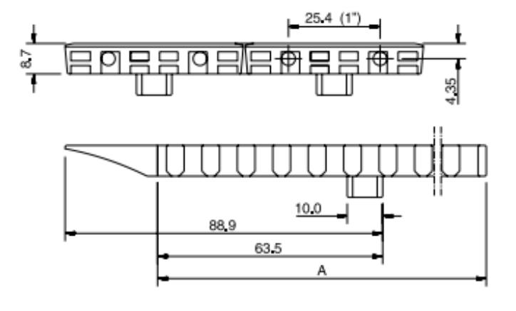 1000 Series Grid Straight Run Corrosion-resistant Plastic Chain Belt Mesh