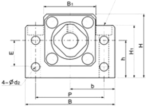 BK Series Flange Nut Mount Ball Screw Bracket for Ball Screw Router BK10 BK12 BK15 BK17 BK20 BK25 BK30 BK35 BK40