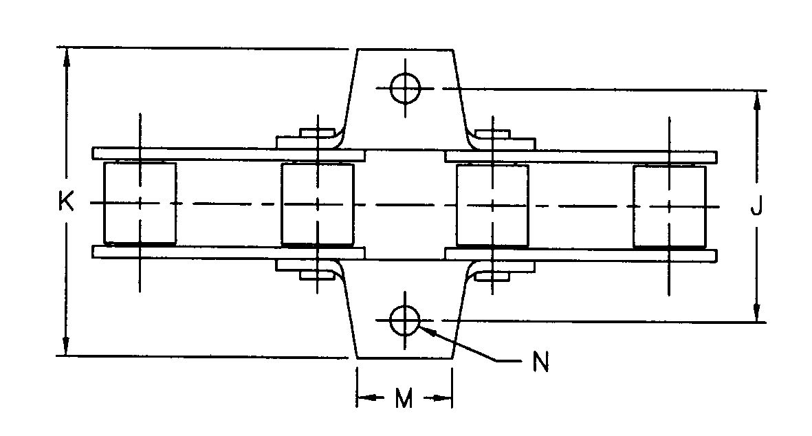 CA550K18 CA550K19 CA550K27 CA550K27S CA550K29 CA557K29 Agricultural Steel Conveyor CA550 Roller Chains With K Attachment