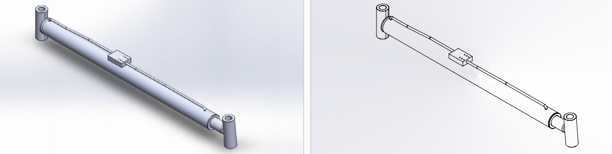 HCYY11112011 Good Quality Professional Factory 137kg Folding Boom Angle Hydraulic Cylinder for Aerial Work Vehicles