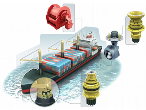 Winch Slew Yaw Drive Geared Motor Gearhead Nema Wind Turbine Concrete Transit Mixer Reducer Gear Box Planet Planetary Gearbox