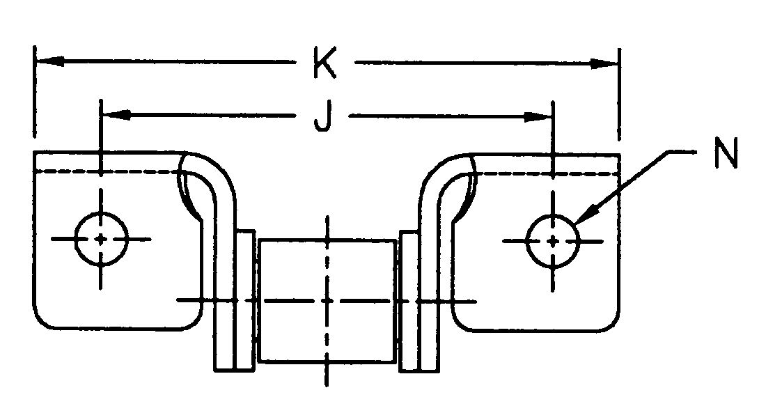 CA550G17-2 Agricultural Steel Conveyor CA550 Roller Chains With G17-2 Attachment