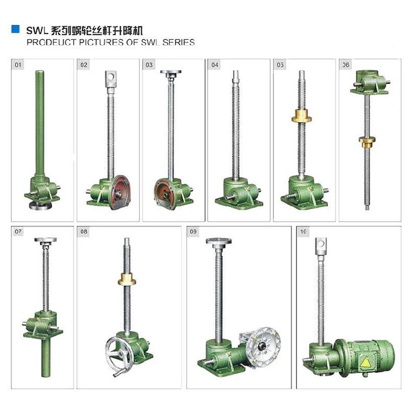 Swl Series Worm Gear Manual Scaffold Screw Jack With Hand Wheel