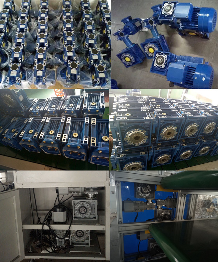 RV Worm Gear Electric Motor Speed Reducer with High Quality Drive Power Transmission Nmrv Box Motor 3 Phase Gearbox
