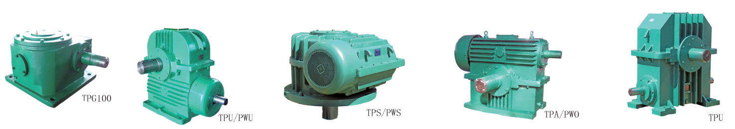 TPA PWO Series Planar Double Enveloping Worm Gear Box Speed Reducer Gearbox