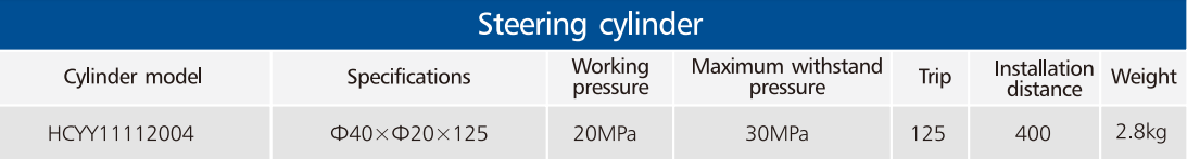 HCYY11112004 Good Quality Professional Factory 2.8kg Aerial Work Vehicles Steering Hydraulic Cylinder for Sale
