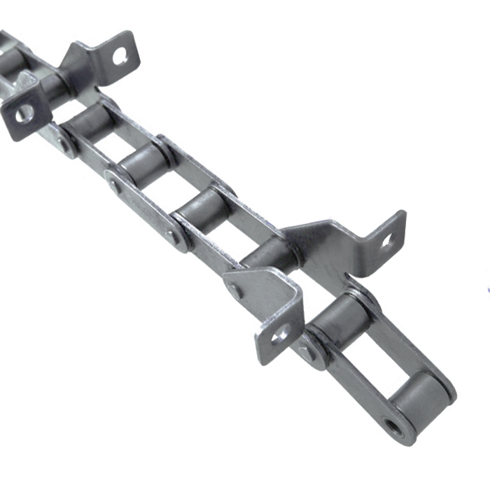 S Type S52F11SD S52F3 C45F1SD Steel Agricultural Conveyor Roller Chain With Attachment