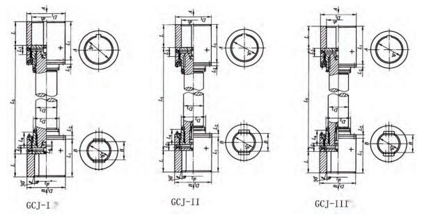 GCJ Type Flexible Drum Gear Coupling With Intermediate Shaft