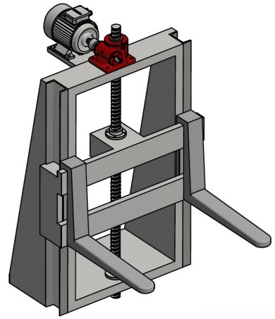PG30-P4-F4-T-C-Y-500 Bronze Nut Low Gear Ratio Travelling Ball Nut Screw Jack for Automotive and Industry