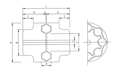 MH 55~ MH230 Cast Iron Elastic Shaft Coupling Flexible Jaw Couplings with Rubber PU Spider Electric Motor Couplings