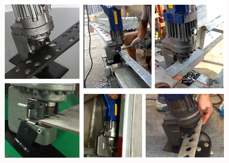 Portable Electric Ept Custom Dies Hydraulic Puncher High Effective Puncher Punching Machine Mhp-20