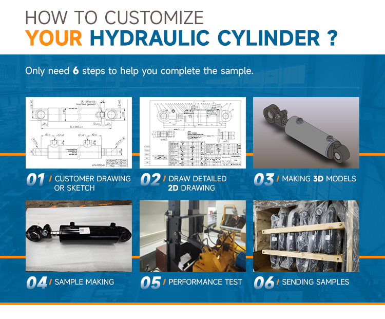 Professional Manufacturer Custom Hydraulic Lift Press Cylinders Hydraulic Cylinder Forklift Lift Cylinder for Dozer