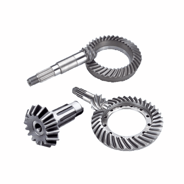 High Precision Spiral Helical Bevel Gear 90 Degree Wear Resistant Arc Equal Diameter Bevel Gear