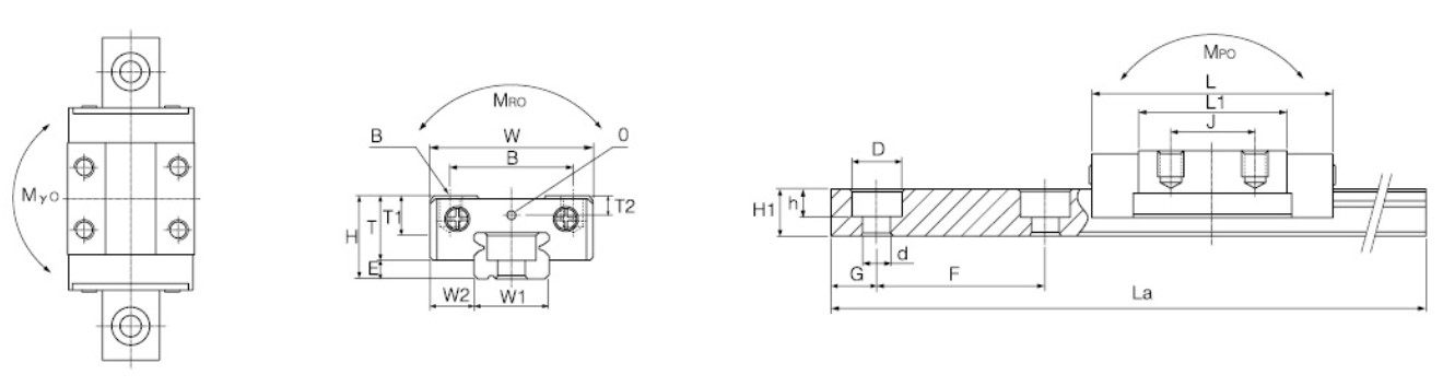 Guaranteed Quality Unique BTMW Wide-type Miniature Linear Guideway Ball Screw