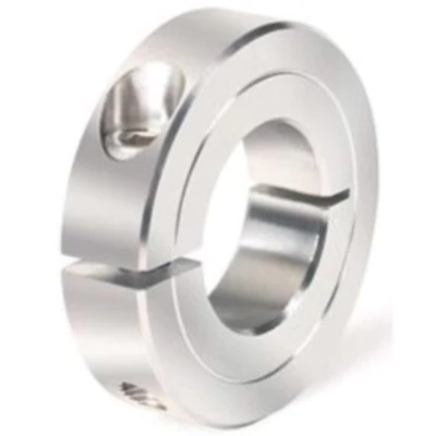 Steel Aluminum 1-1/8 Set Screw Clamping Shaft Collar For Tight Shaft Locking Collars With Solid SIngle or Double Split