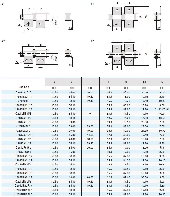 Conveyor Chains C2102HSS C20202 Heavy Duty Double Pitch Stainless Steel Industrial Roller Conveyor Chain