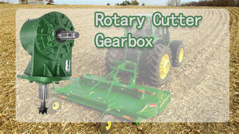 RC 100 Skid Steer Mower Rotary Cutter Gearbox with 1-3/8" 6 Spline