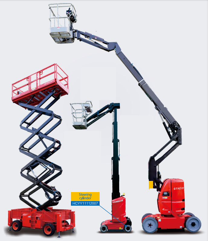 HCYY11112007 Good Quality Professional Factory 7kg Steering Hydraulic Cylinder for Aerial Work Vehicles