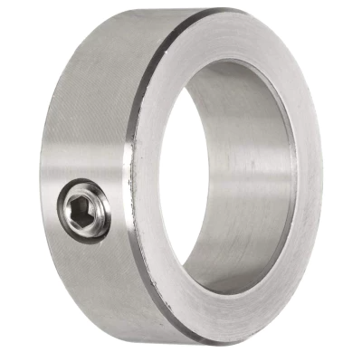 Steel Aluminum 1-1/8 Set Screw Clamping Shaft Collar For Tight Shaft Locking Collars With Solid SIngle or Double Split