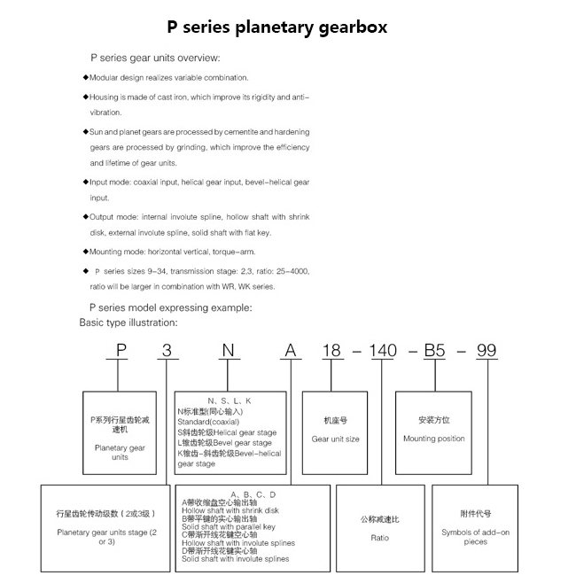 High Torque Precision P Series Right Angle Em-ED-Et-Et Brevini Riduttori Planetary Gearbox