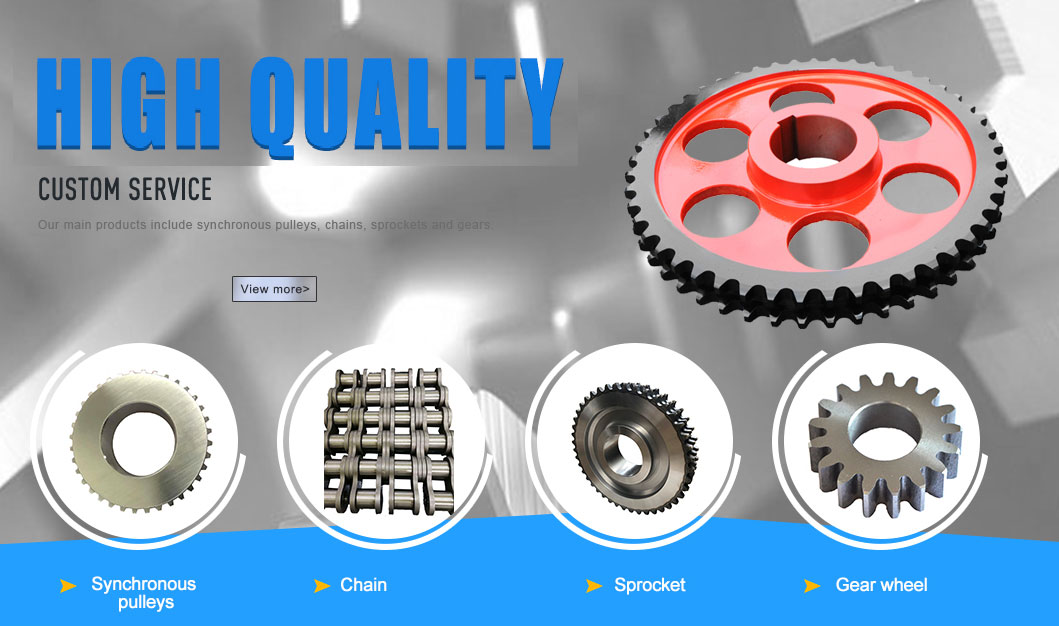 Chain Sprocket Wheel Conveyor Sprocket Pulsar 135 C45 Steel Rear Din Idler Double Tooth Stainless Steel Roller Chain Sprocket