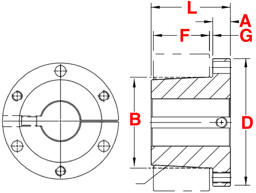 SH Type High-Quality Carbon Steel Material Black-phosphated QD Bushing for V Belt Pulleys and Sprockets