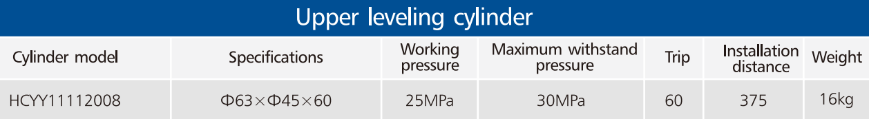 HCYY11112008 Good Quality Professional Factory 16kg Upper Leveling Hydraulic Cylinder for Aerial Work Vehicles