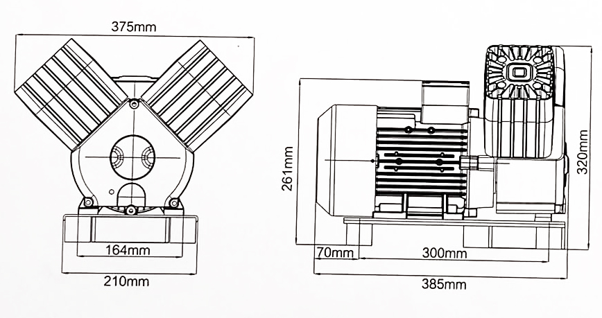 Mikovs Air Compressor 220/380v 1.5kw High Efficient Professional Air-compressor