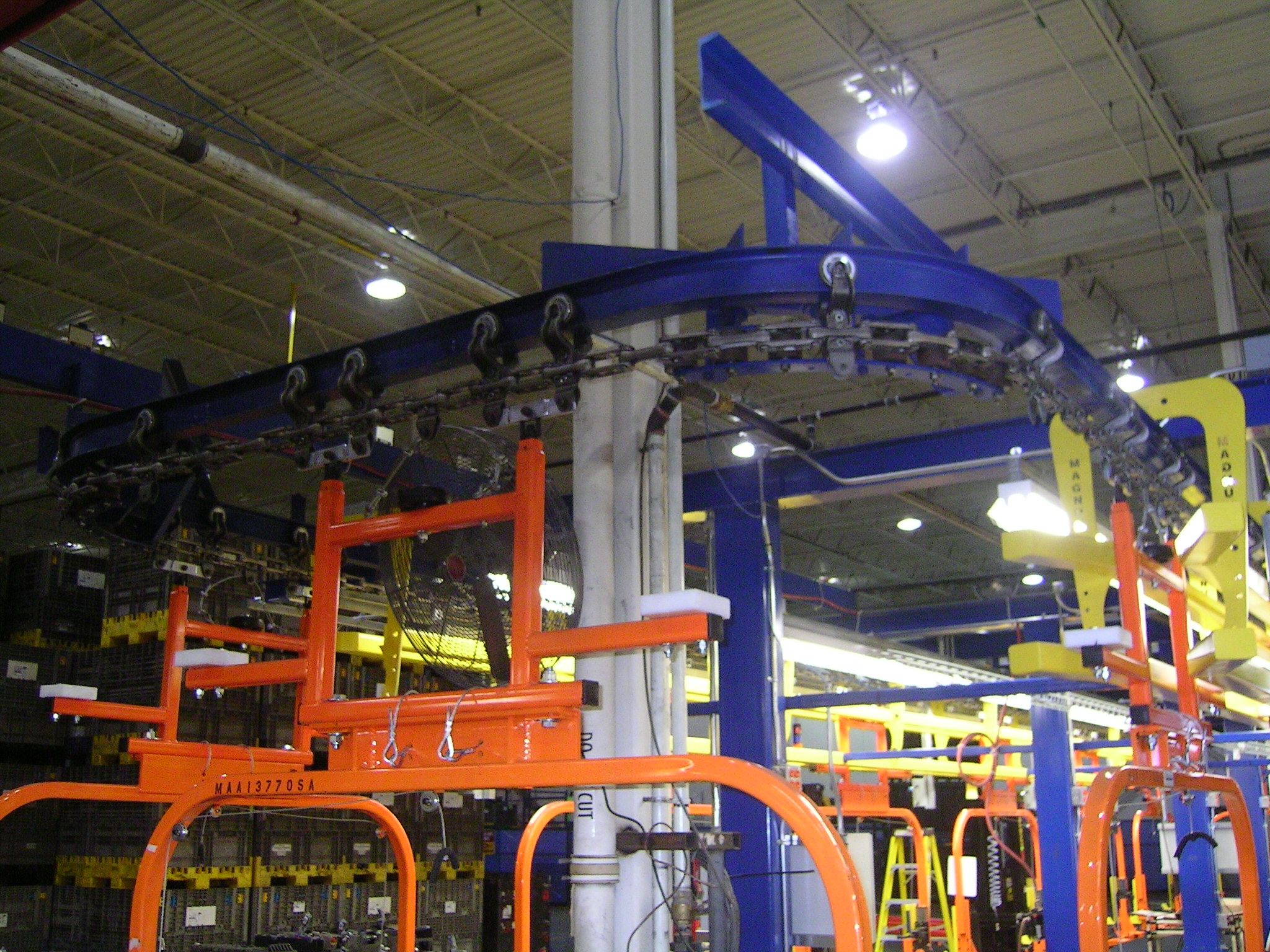 X348 x458 x678 drop forged chain rivet-less overhead conveyor chain for grain machines