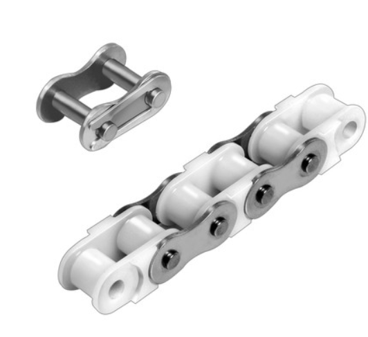 08A Stainless Steel Engineering Plastic Inner Link Chain and Sprockets in Steel