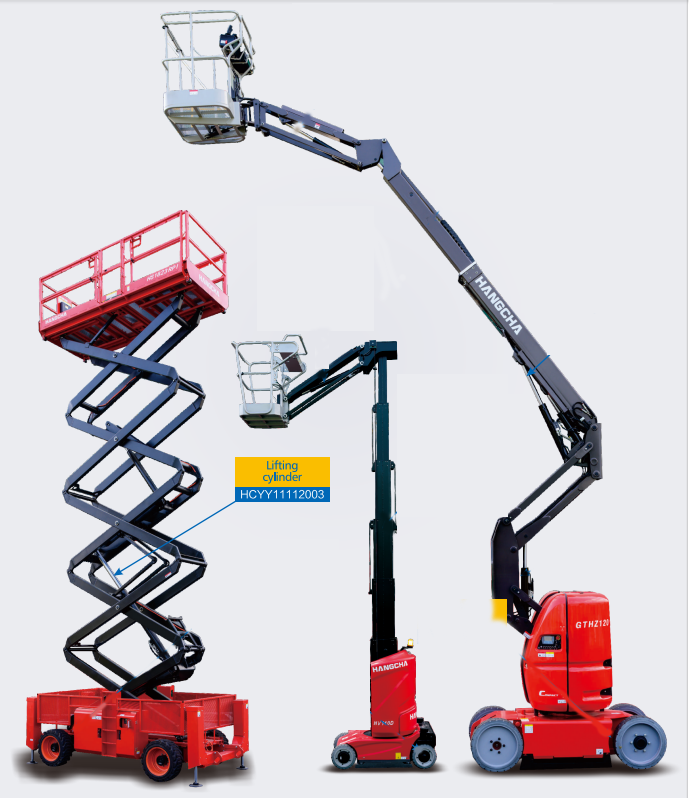 HCYY11112003 Good Quality Professional Factory 27kg Aerial Work Vehicles Lifting Hydraulic Cylinder for Sale