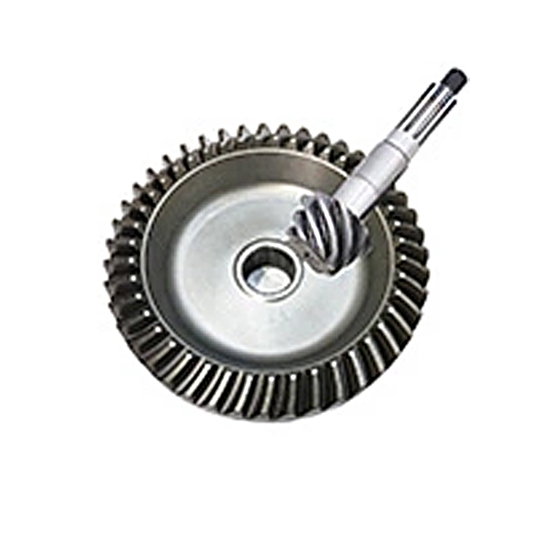 China Manufactures Gear Custom Left Handed differential Wheel Pinion Set Splined Shaft Helical Miter Round Spiral Bevel Gears