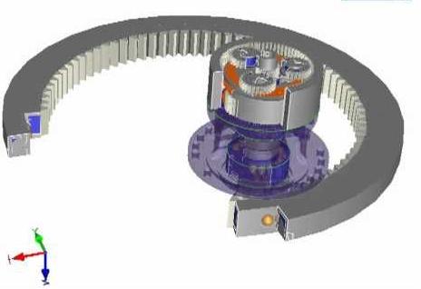 Swing Gearbox Planetary Gear Reduction Reducer for Excavator Fit for Caterpillar E307B