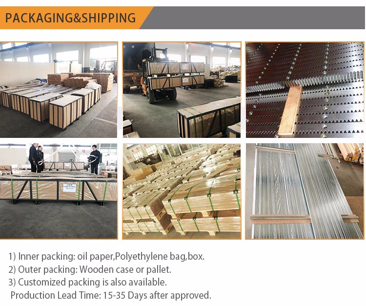 M4 20*26*1018mm PA66 Plastic Gear Rack for Garage Door