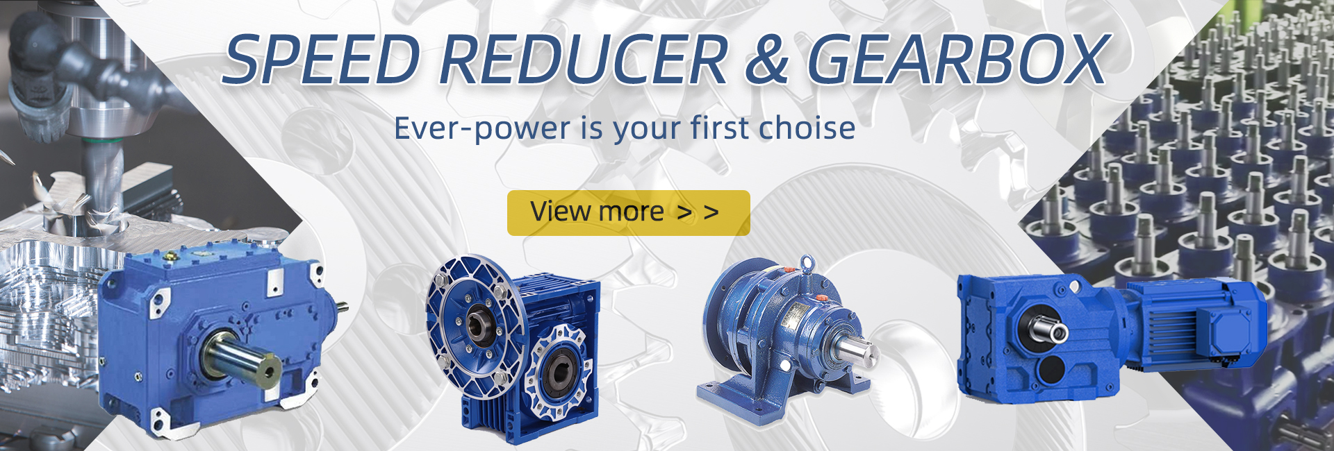 BRC IEC Series B14 Flange Mounted Aluminum Alloy Housing Helical Gear Unit Gear Reducer