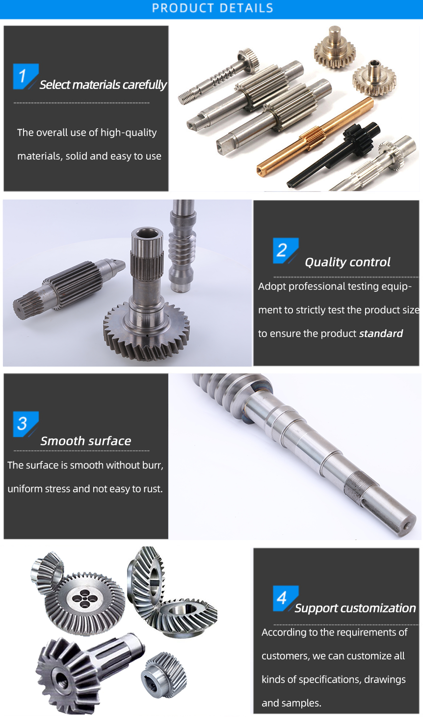Customized Worm Gear Accessories Secondary Enveloping Arc Tooth Involute brass Other Gear Worm Gears