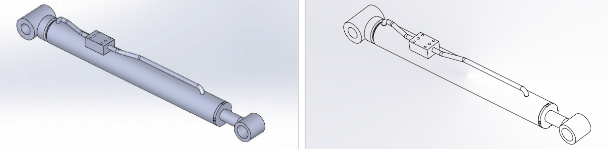HCYY11112010 Good Quality Professional Factory 28kg Main Boom Angle Hydraulic Cylinder for Aerial Work Vehicles
